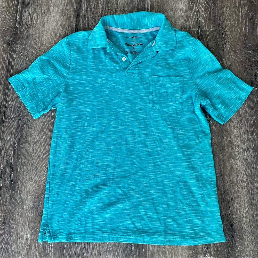 Urban Pipeline Boys Turqoise Beachy Polo Shirt